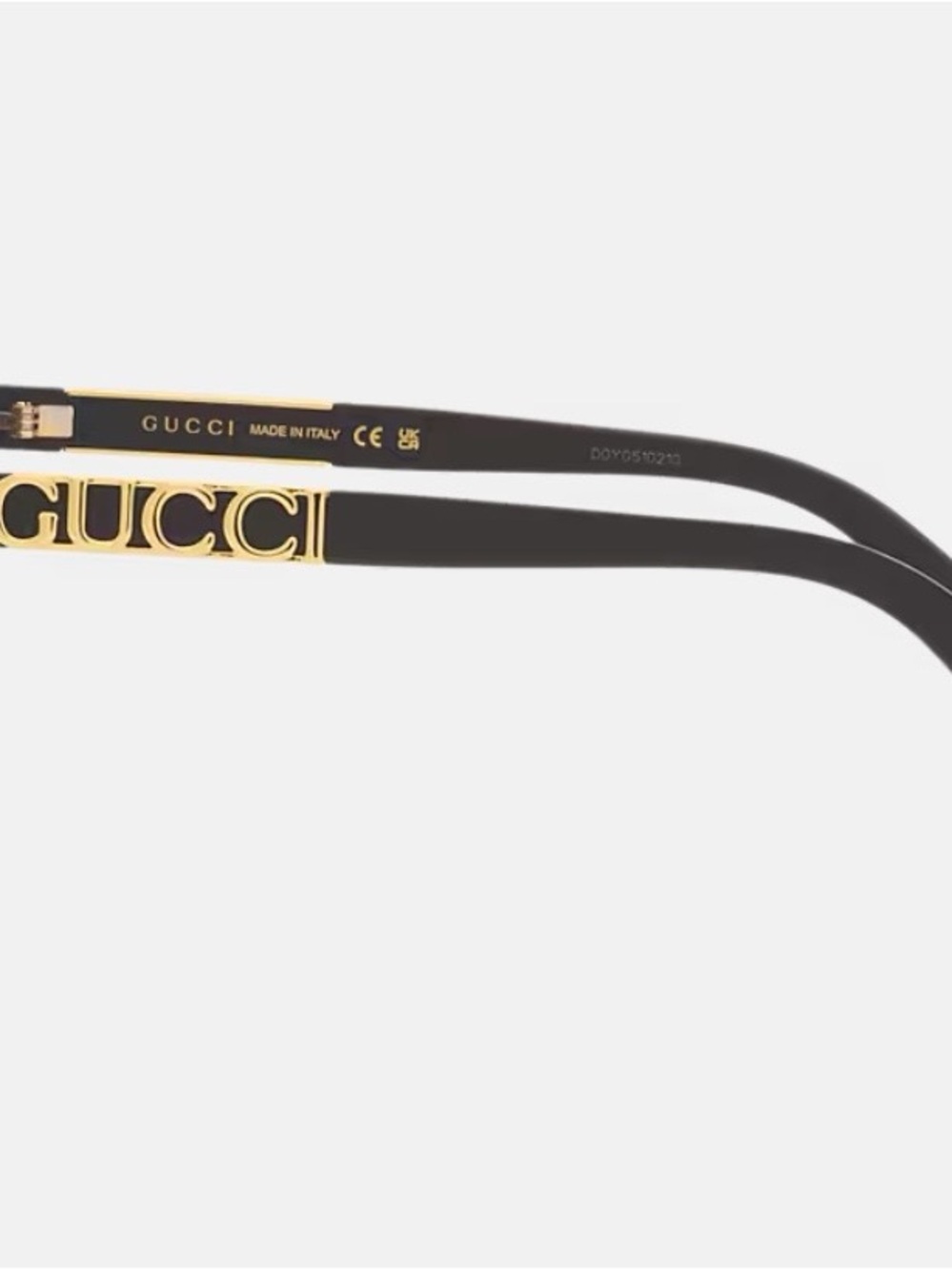 Gucci Women’s Black Square Gradient Lens Sunglasses - Picture 7 of 7